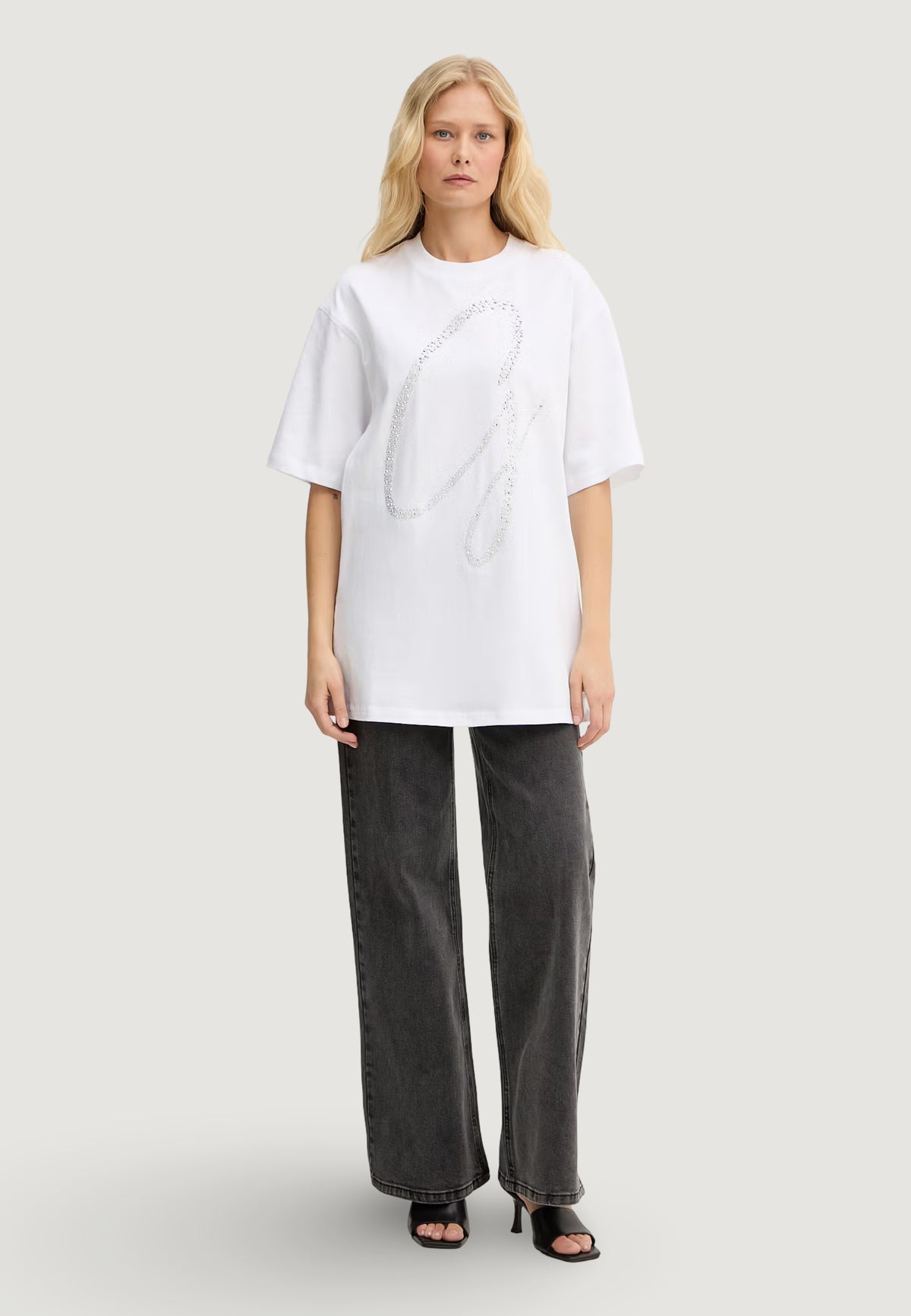 T-shirt Guess SS CN MAXI G STUDS TEE