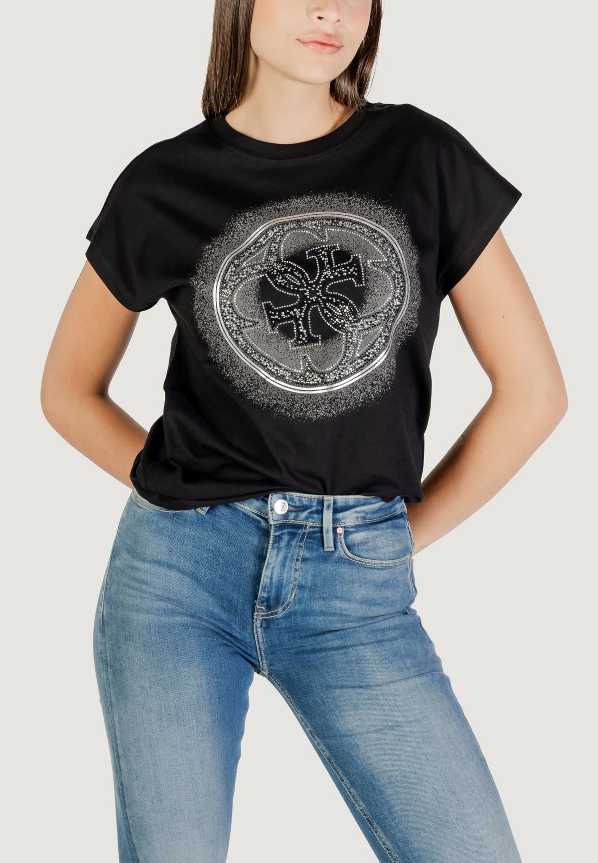 T-shirt Guess CN SS 4G SHADED HOTFIX