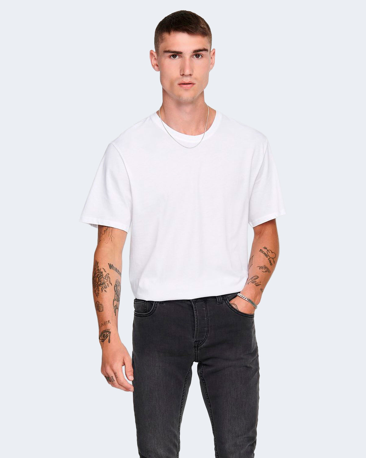 T-shirt Only & Sons MATT LONGY SS TEE NOOS