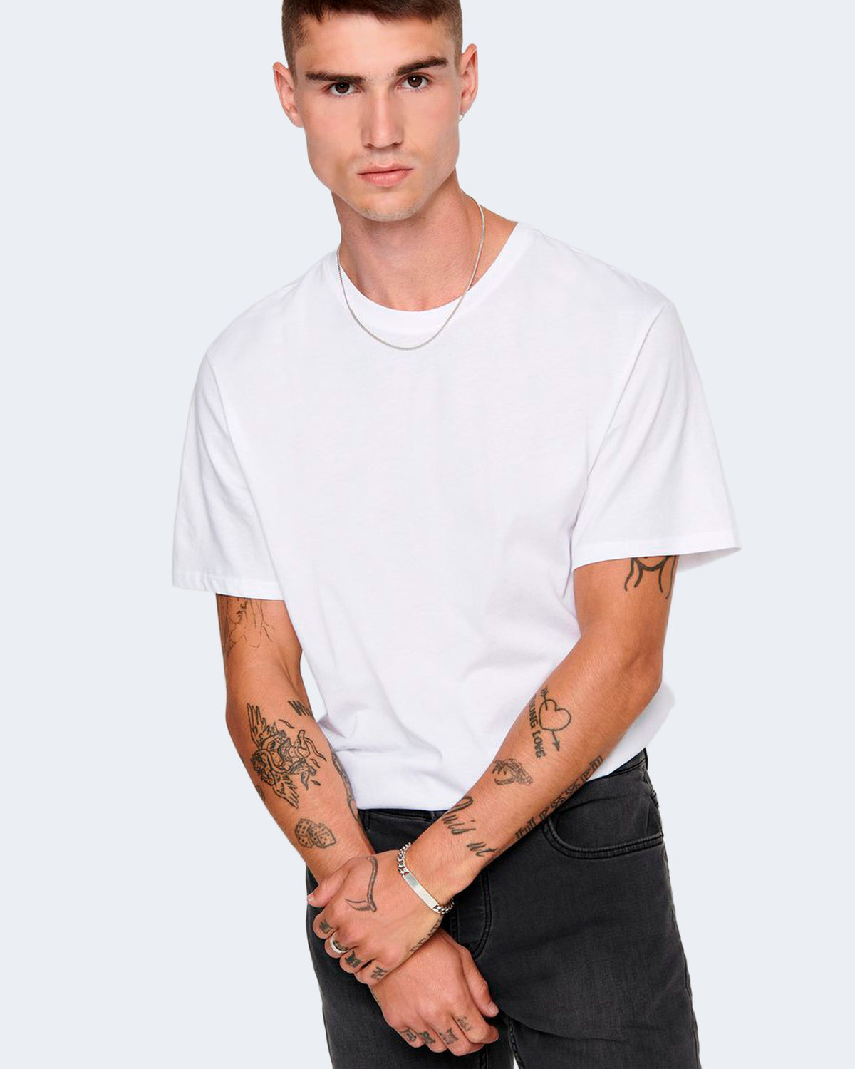 T-shirt Only & Sons MATT LONGY SS TEE NOOS