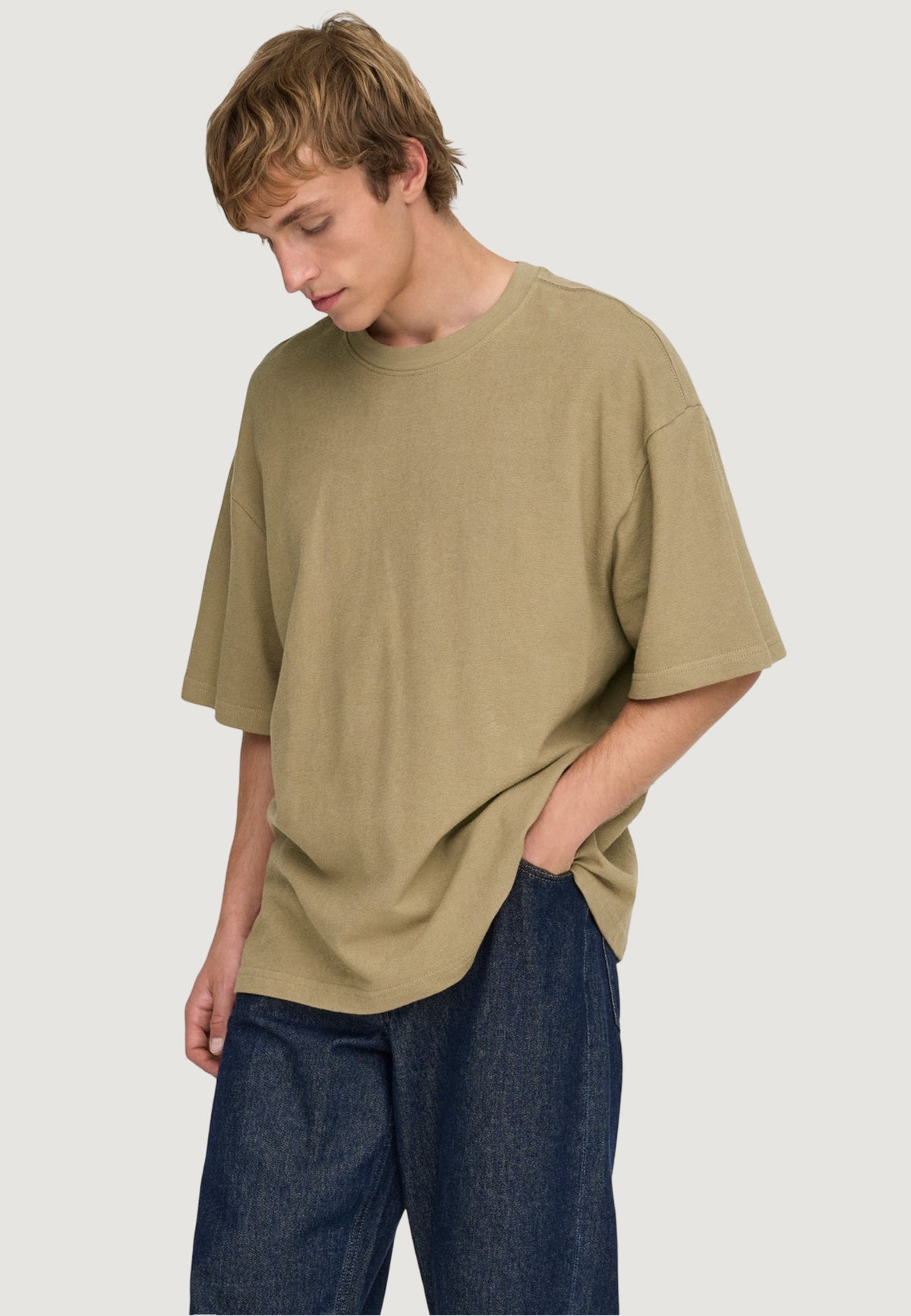 T-shirt Only & Sons Onslenny Ovz Ss Strct Tee Noos