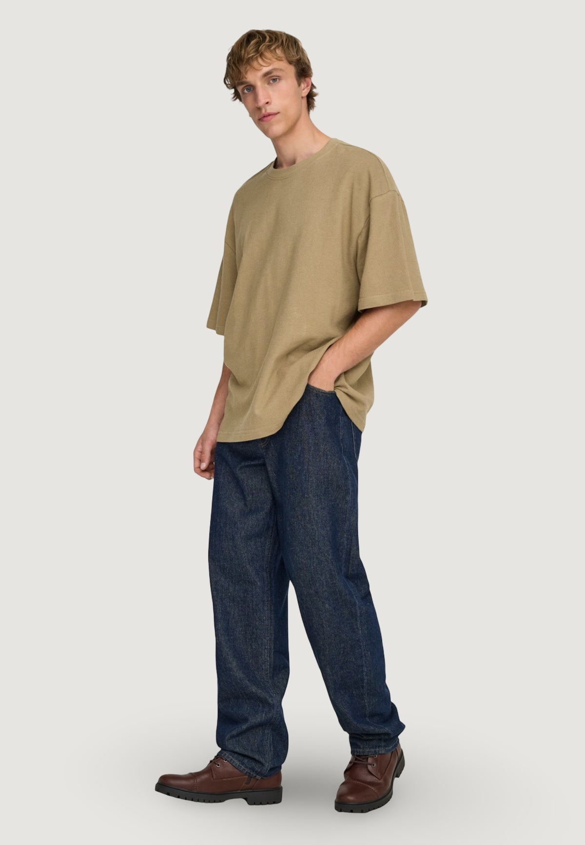 T-shirt Only & Sons Onslenny Ovz Ss Strct Tee Noos