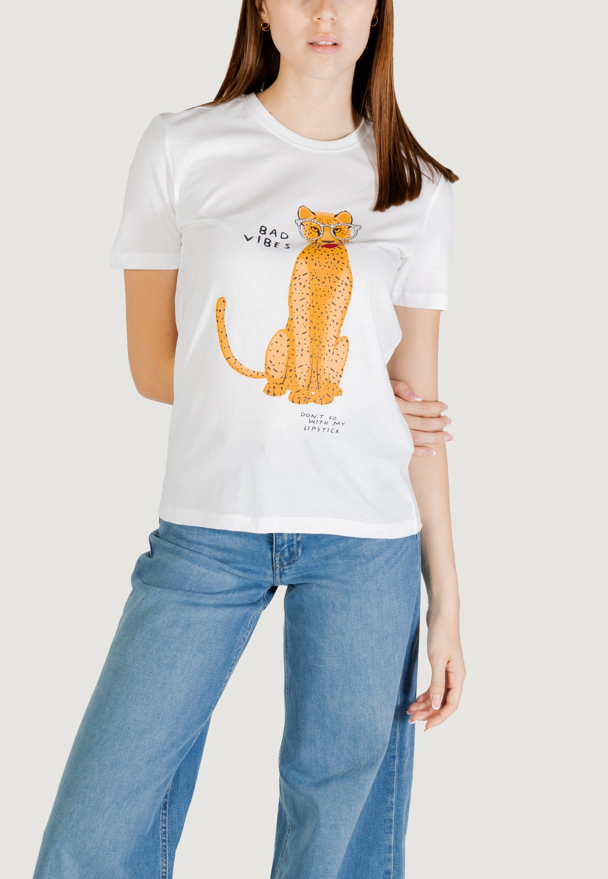T-shirt Only ONLBARIA REG S/S TOP BOX JRS