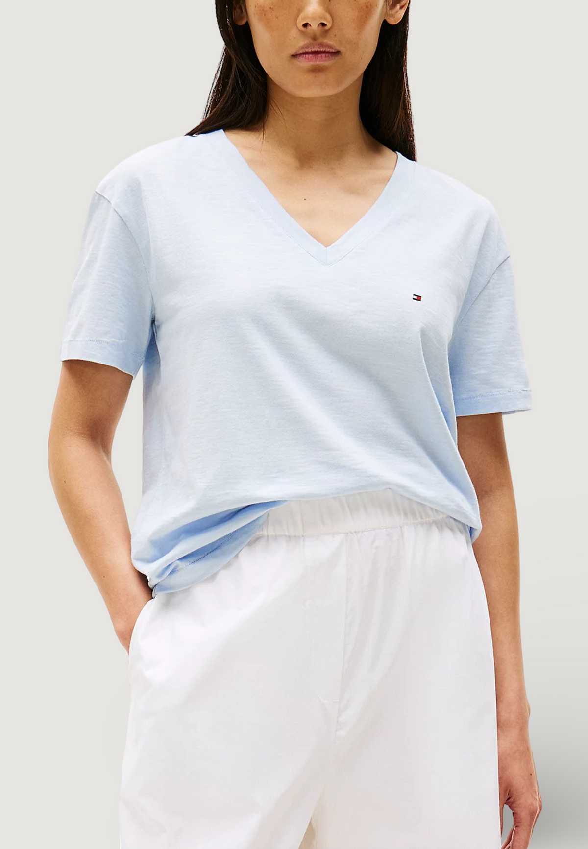 T-shirts Tommy Hilfiger SLUB MDRN V-NK SS T-