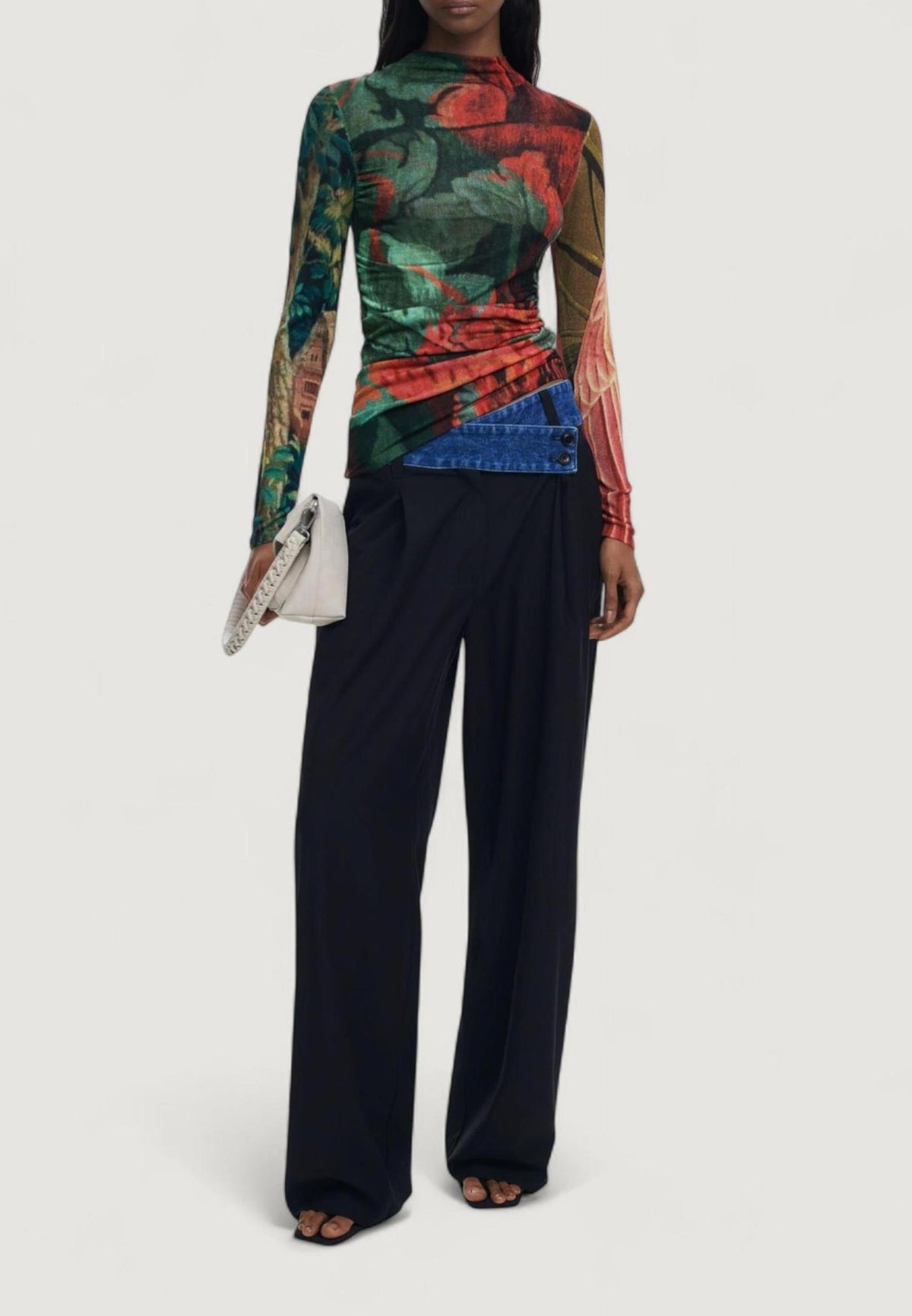 T-shirt manica lunga Desigual JERS_TAPIZ_LACROI