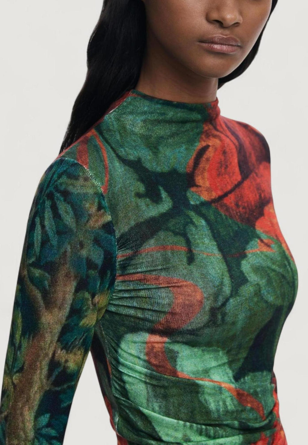 T-shirt manica lunga Desigual JERS_TAPIZ_LACROI