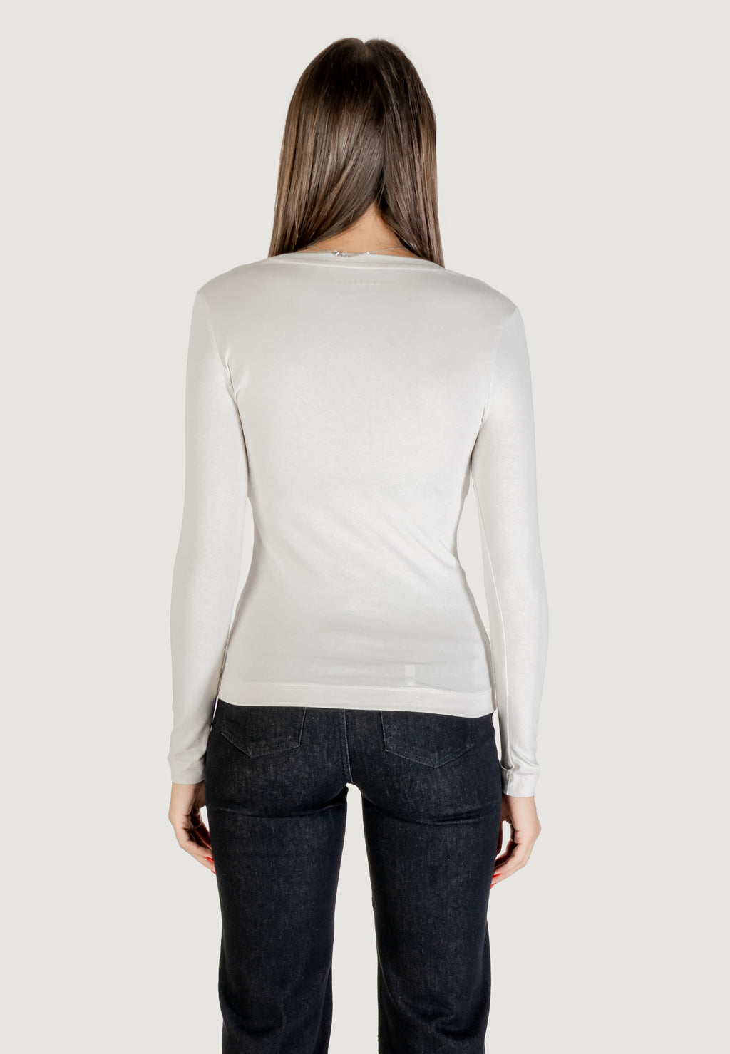 T-shirt manica lunga Guess LS CN LEO TRIANGLE TEE