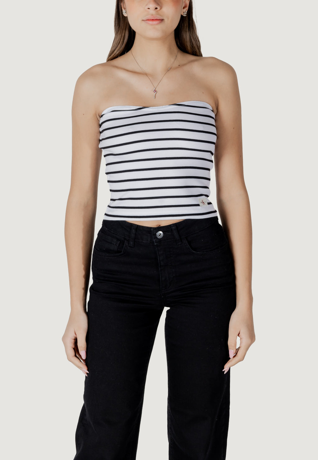 Top Calvin Klein Jeans WOVEN LABEL RIB