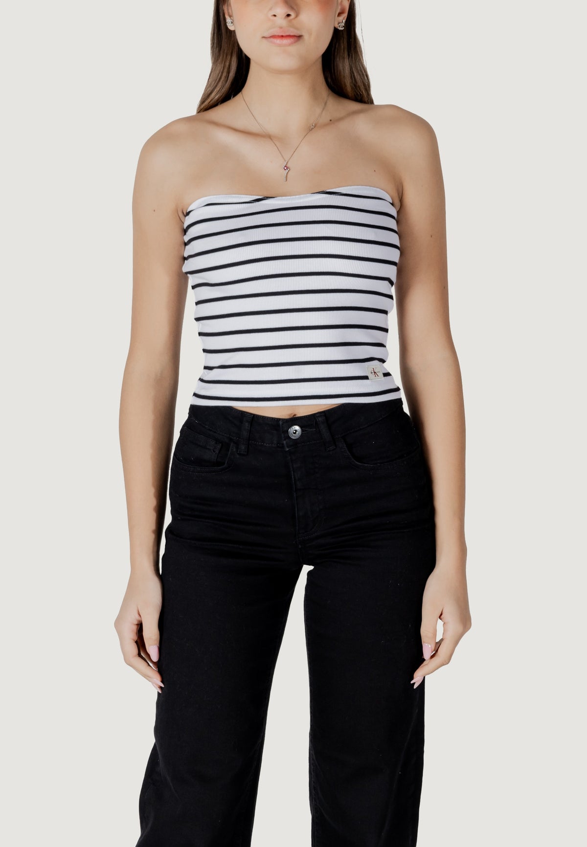 Top Calvin Klein Jeans WOVEN LABEL RIB