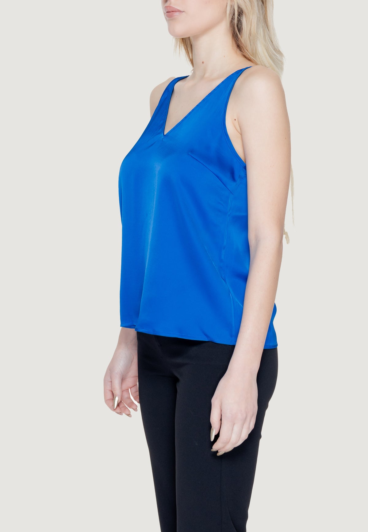 Top Vila Clothes VIRAVENNA V-NECK STRAP TOP/DC