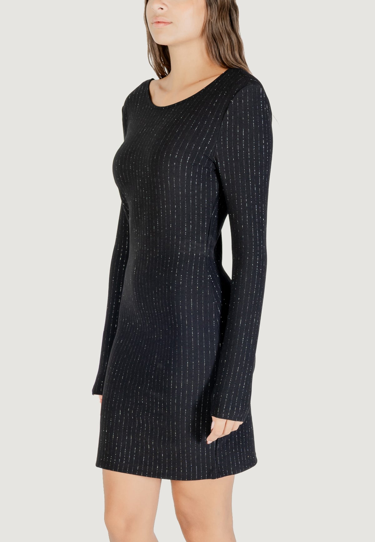 Vestito corto Jacqueline de Yong Jdymary L/S Lurex Openback Dress Jrs Dia
