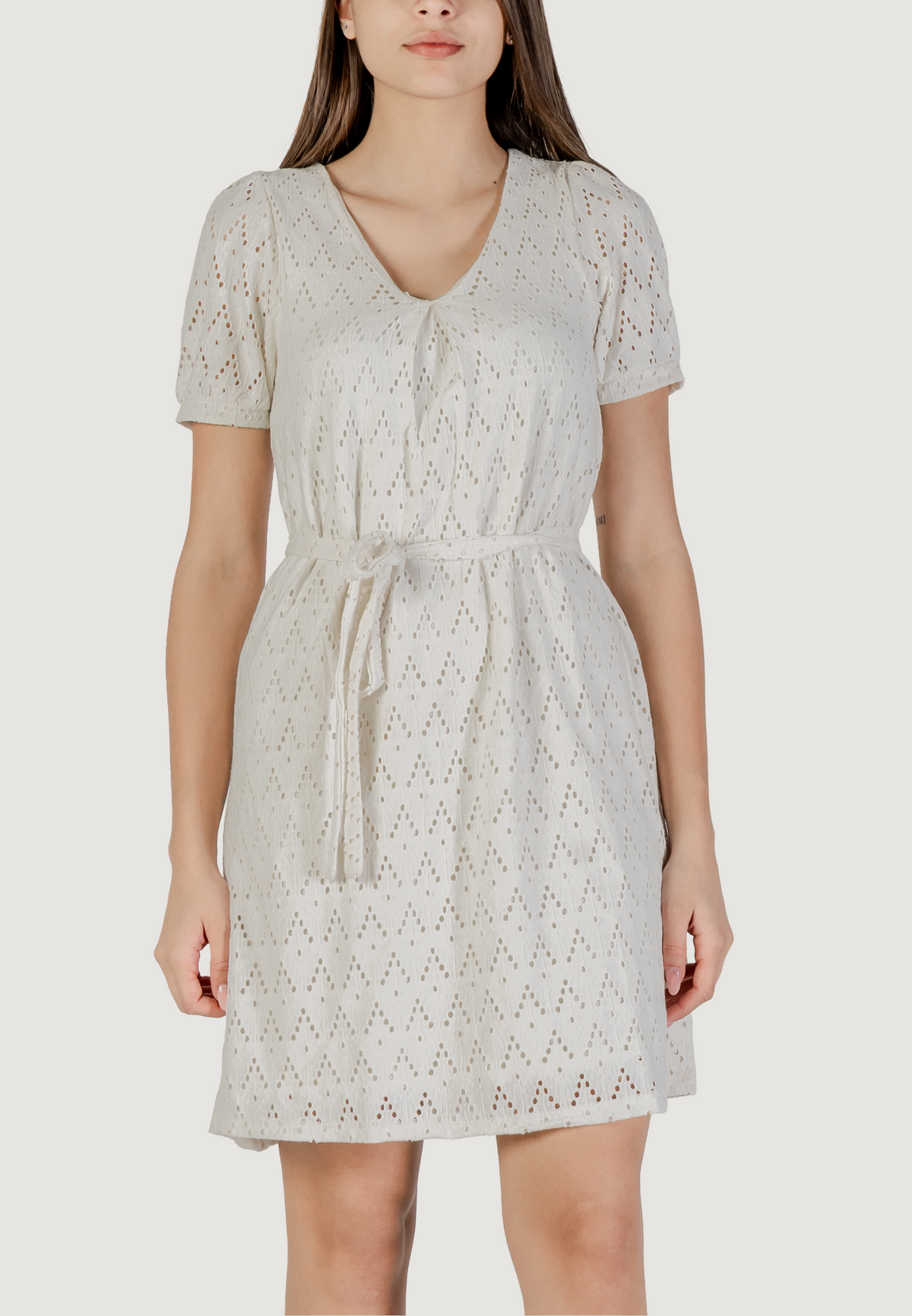 Vestito corto Vila Clothes Viamalina V-Neck S/S/Pb