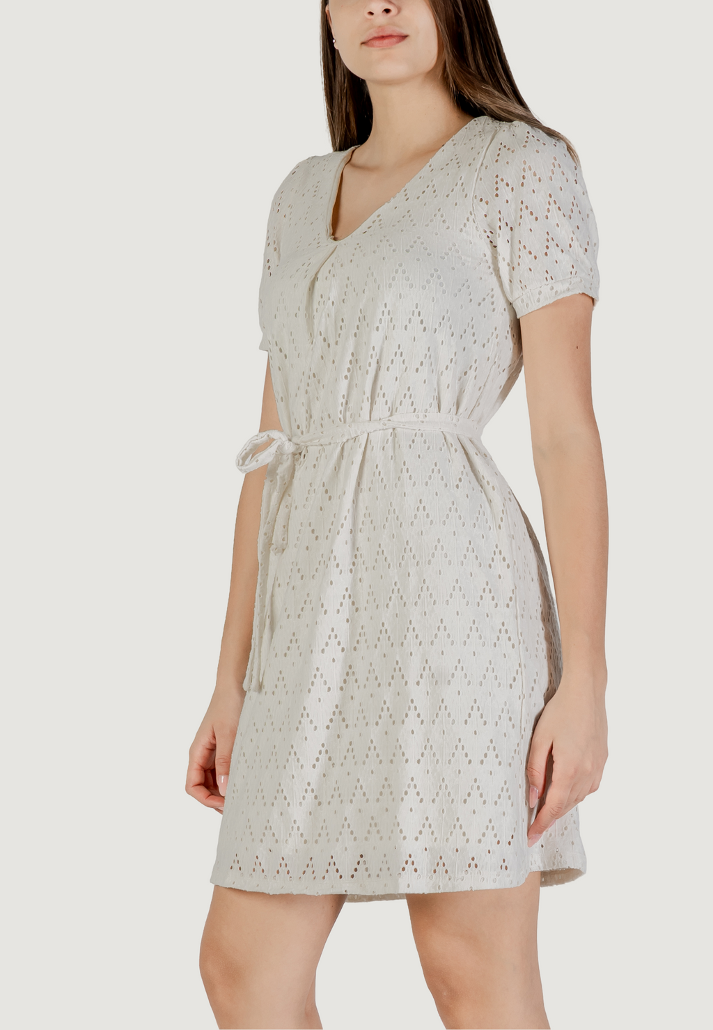 Short dress Vila Clothes Viamalina V-Neck S/S/Pb