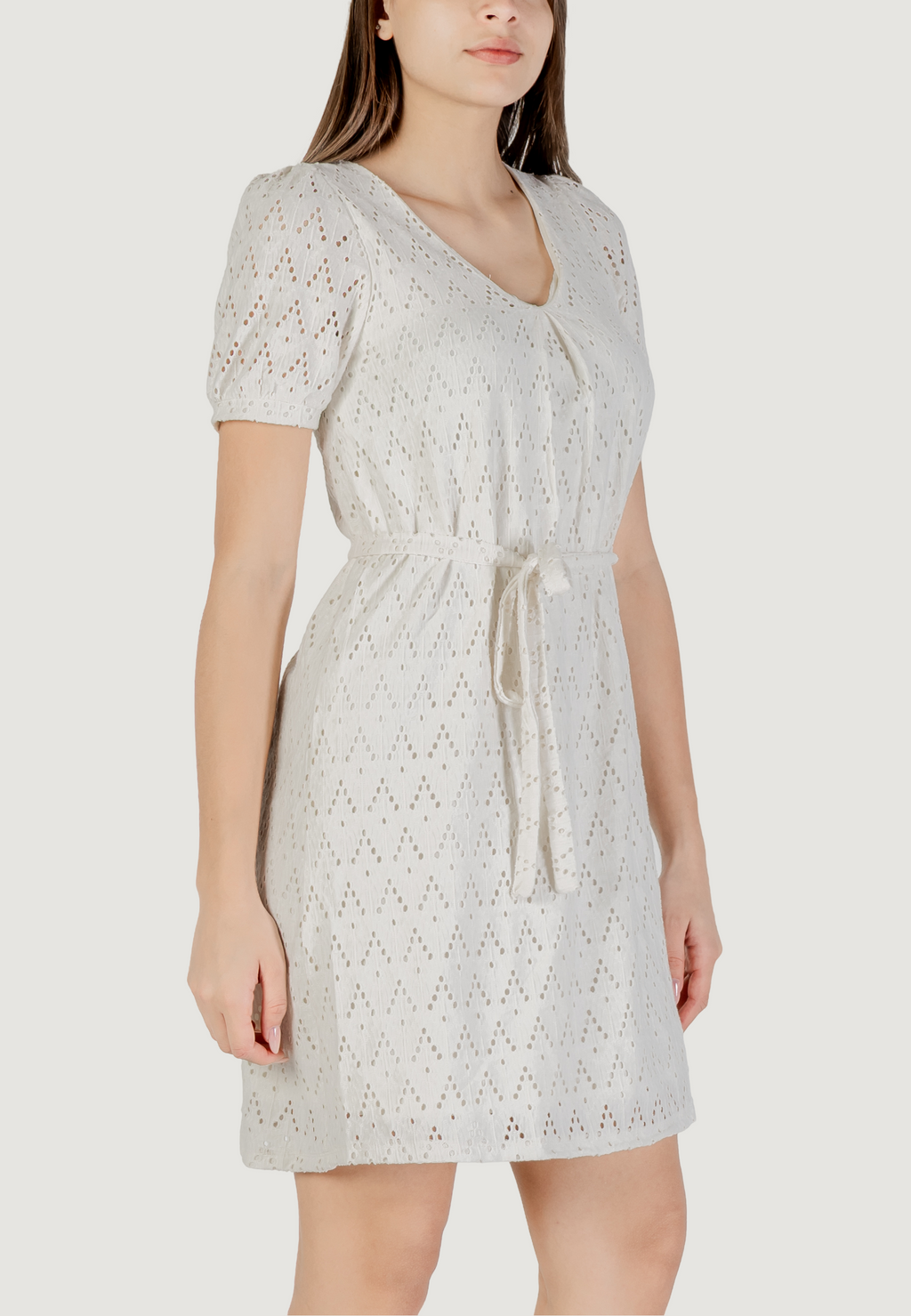 Short dress Vila Clothes Viamalina V-Neck S/S/Pb