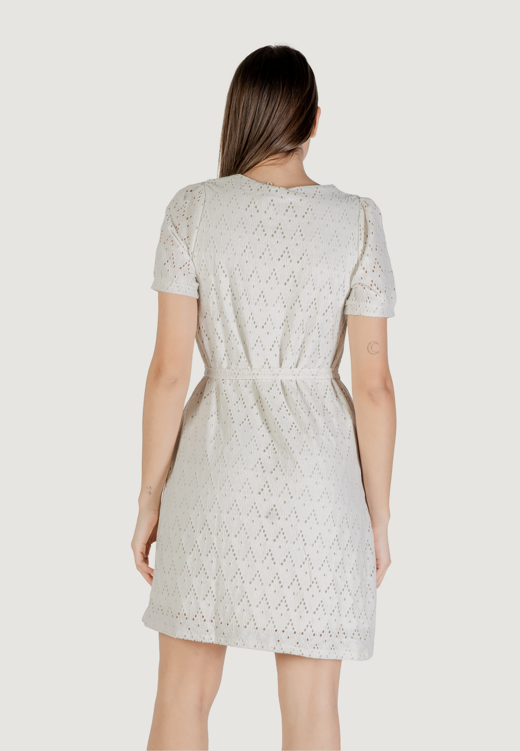 Short dress Vila Clothes Viamalina V-Neck S/S/Pb
