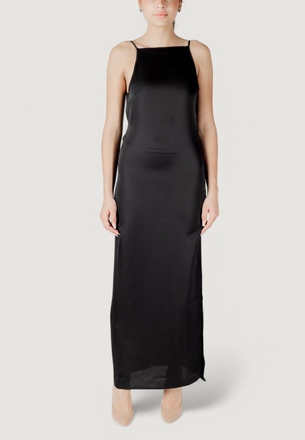 Vestito lungo Only Onlchigo Life Strap Satin Maxi Wvn
