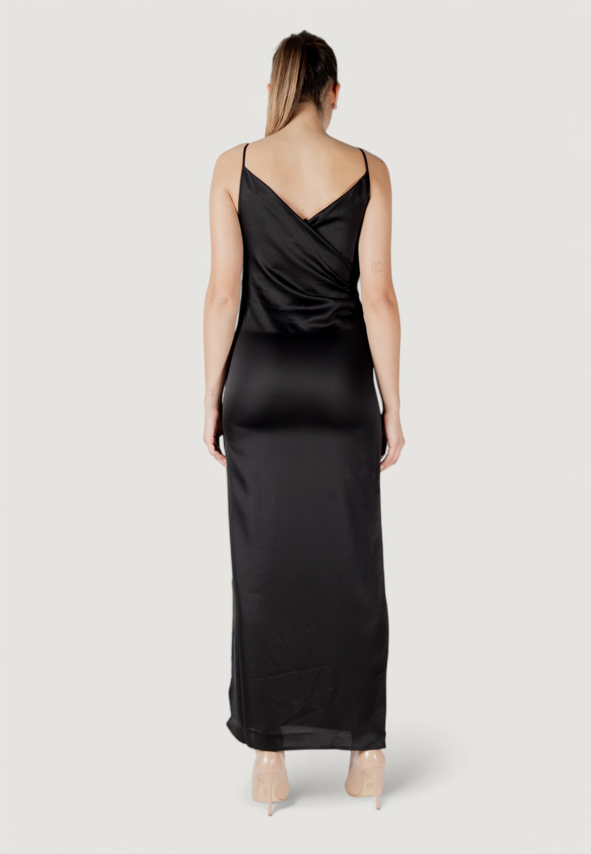 Long dress Only Onlchigo Life Strap Satin Maxi Wvn