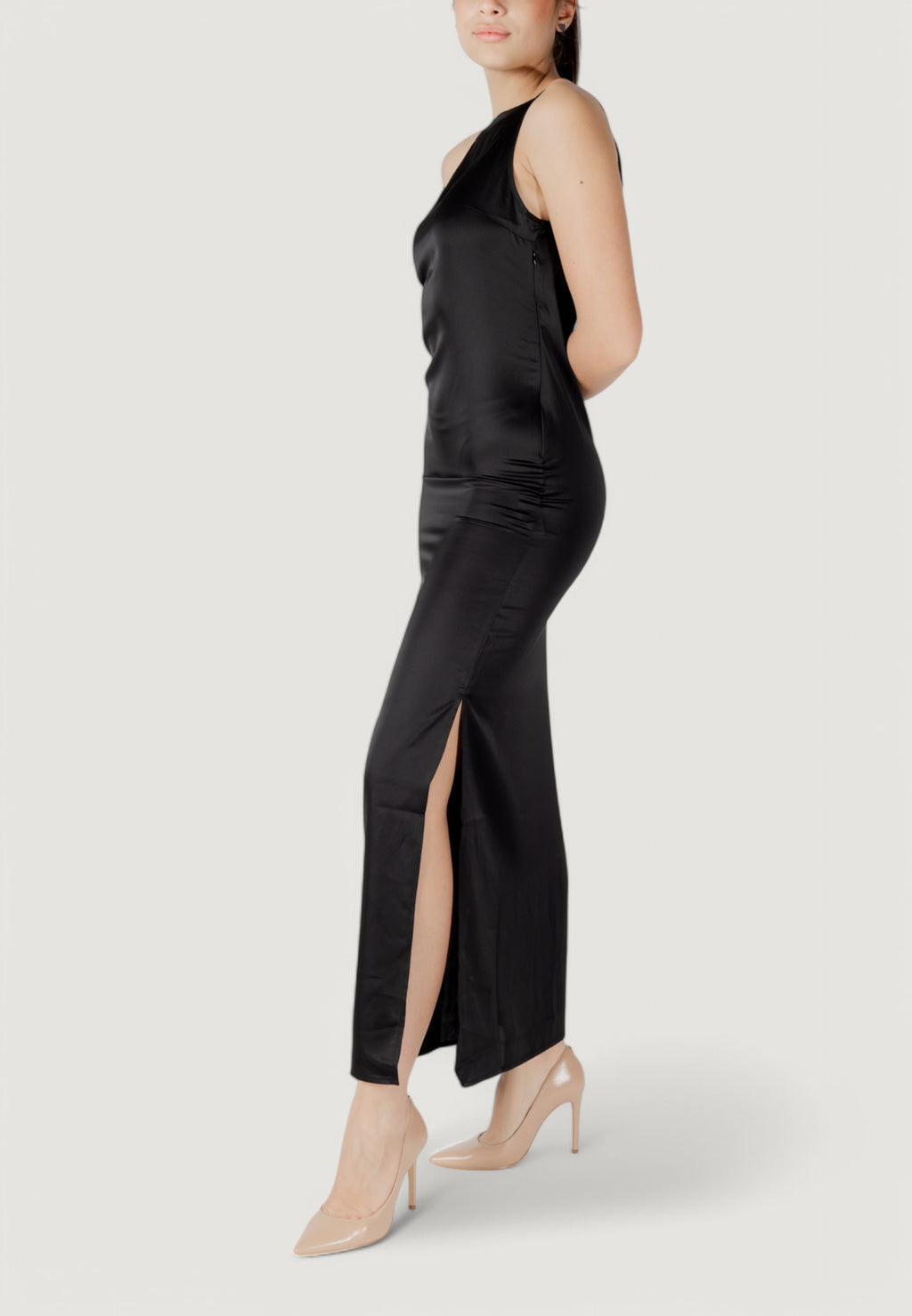Long dress Only Onlchigo Life Strap Satin Maxi Wvn