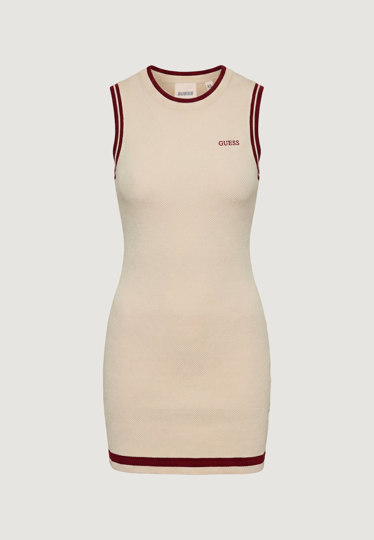 Vestito midi Guess Active GABRY CN SL SHORT DRESS SWTR