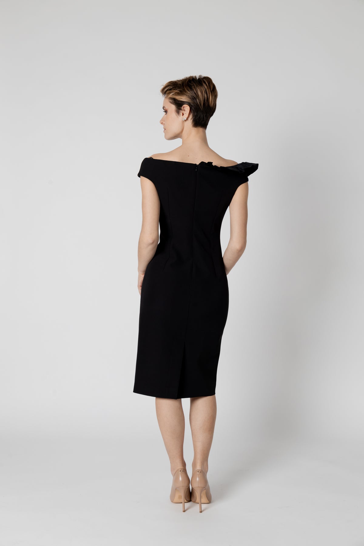 Vestito midi Sandro Ferrone S23XBDBIMBA